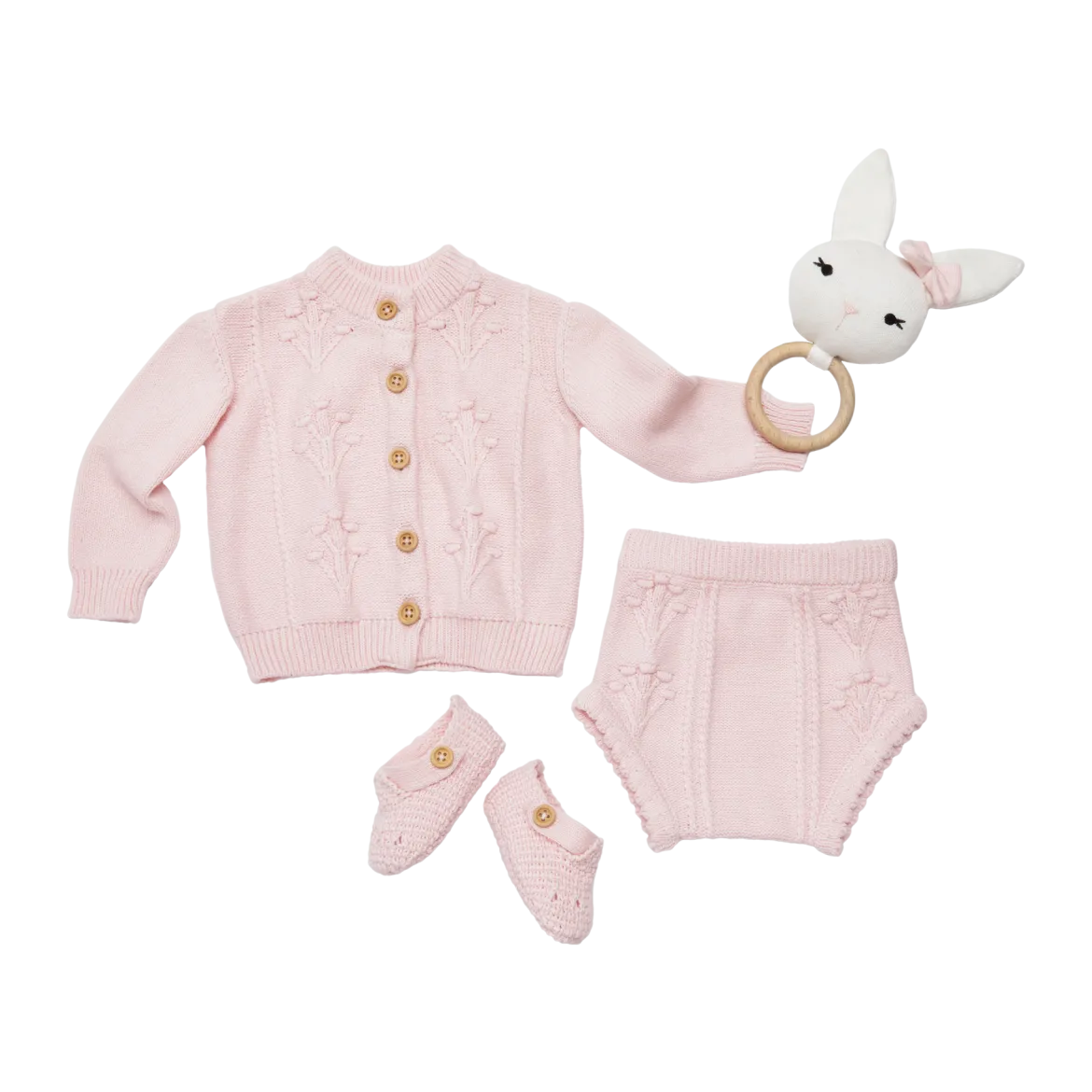 4-Piece Floral Sweater Set
