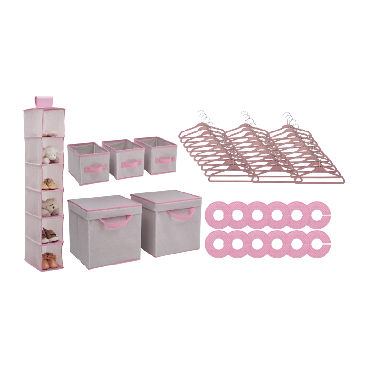 48-Piece Nursery Storage Set