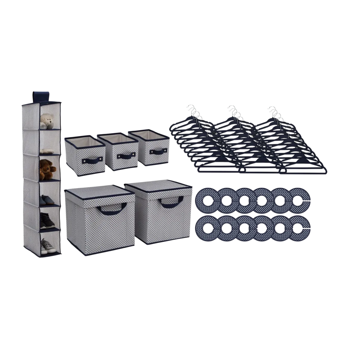 48-Piece Nursery Storage Set