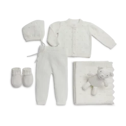 6-Piece Pointelle Sweater Gift Set