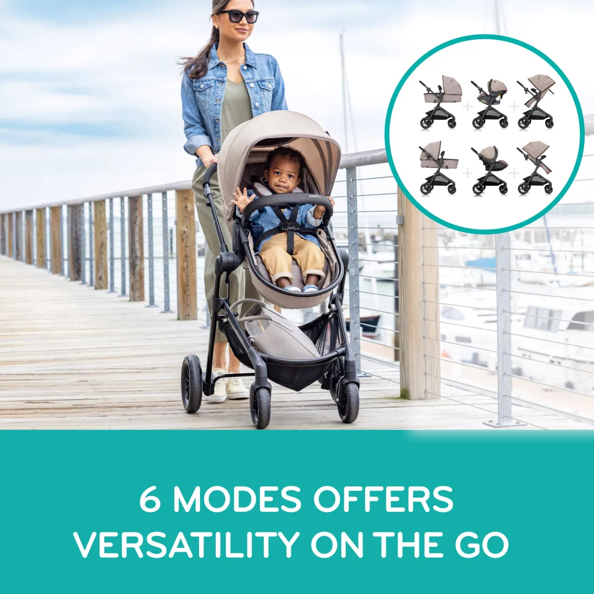Pivot Modular Travel System with LiteMax Infant Car Seat