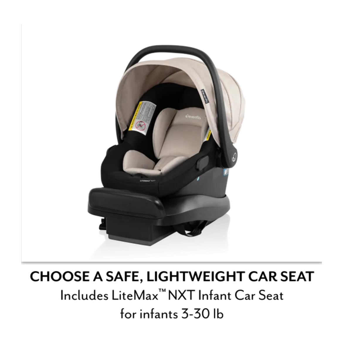 Pivot Xpand NXT Travel System featuring LiteMax NXT Infant Car Seat