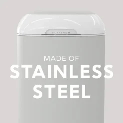 Platinum Stainless Steel Diaper Pail with Easy Roll Refill Bags