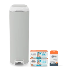 Platinum Stainless Steel Diaper Pail Gift Set