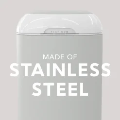 Platinum Stainless Steel Diaper Pail Gift Set