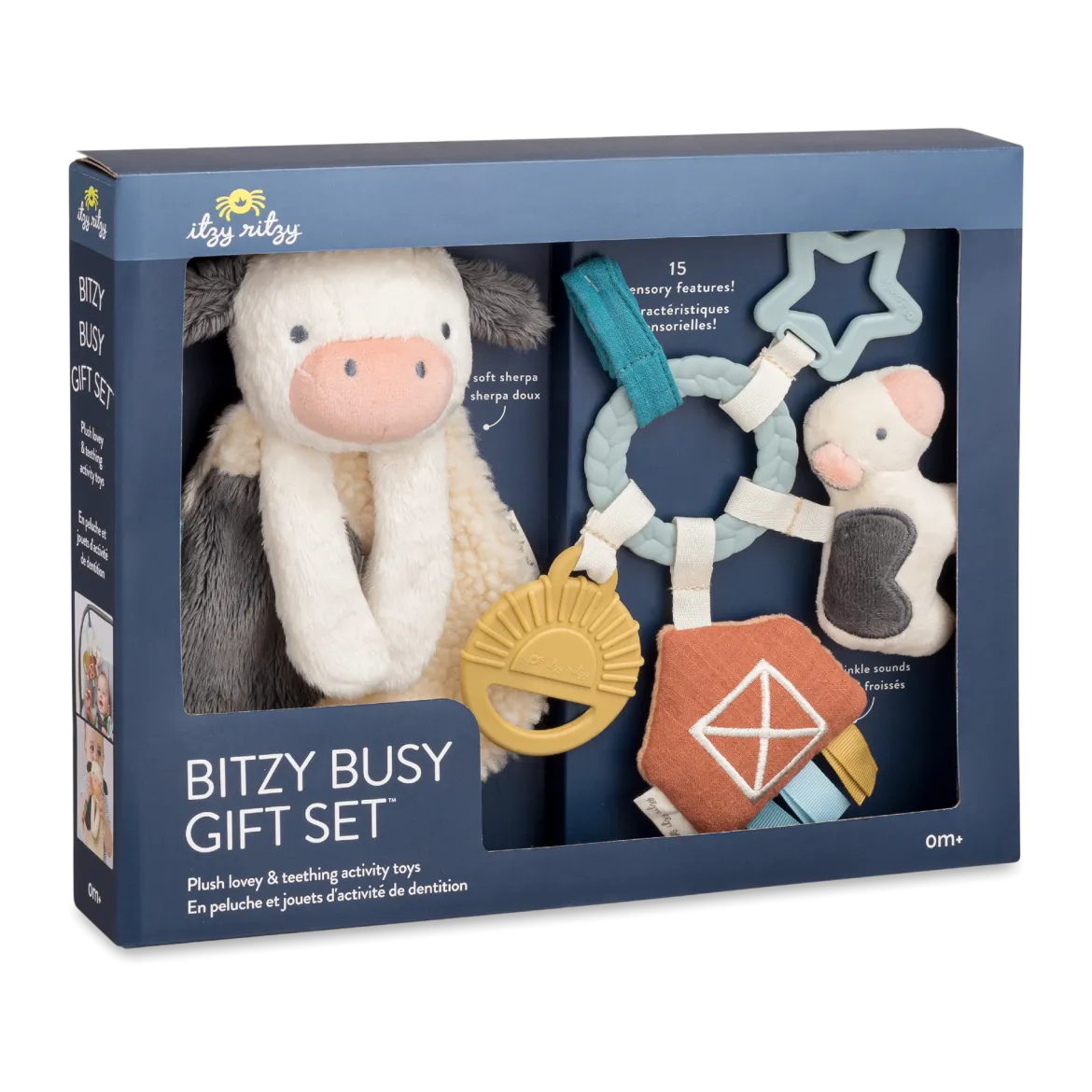 Plush Lovey & Teething Activity Toy Gift Set