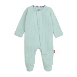 Pointelle Organic Cotton Footie