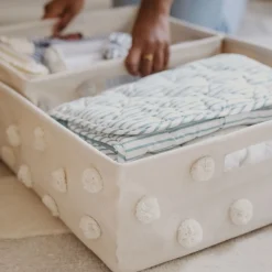 Pom Pom Hide Away Basket