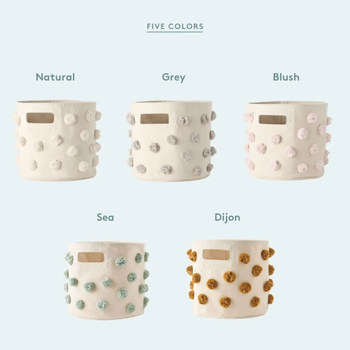 Pom Pom Storage Bin