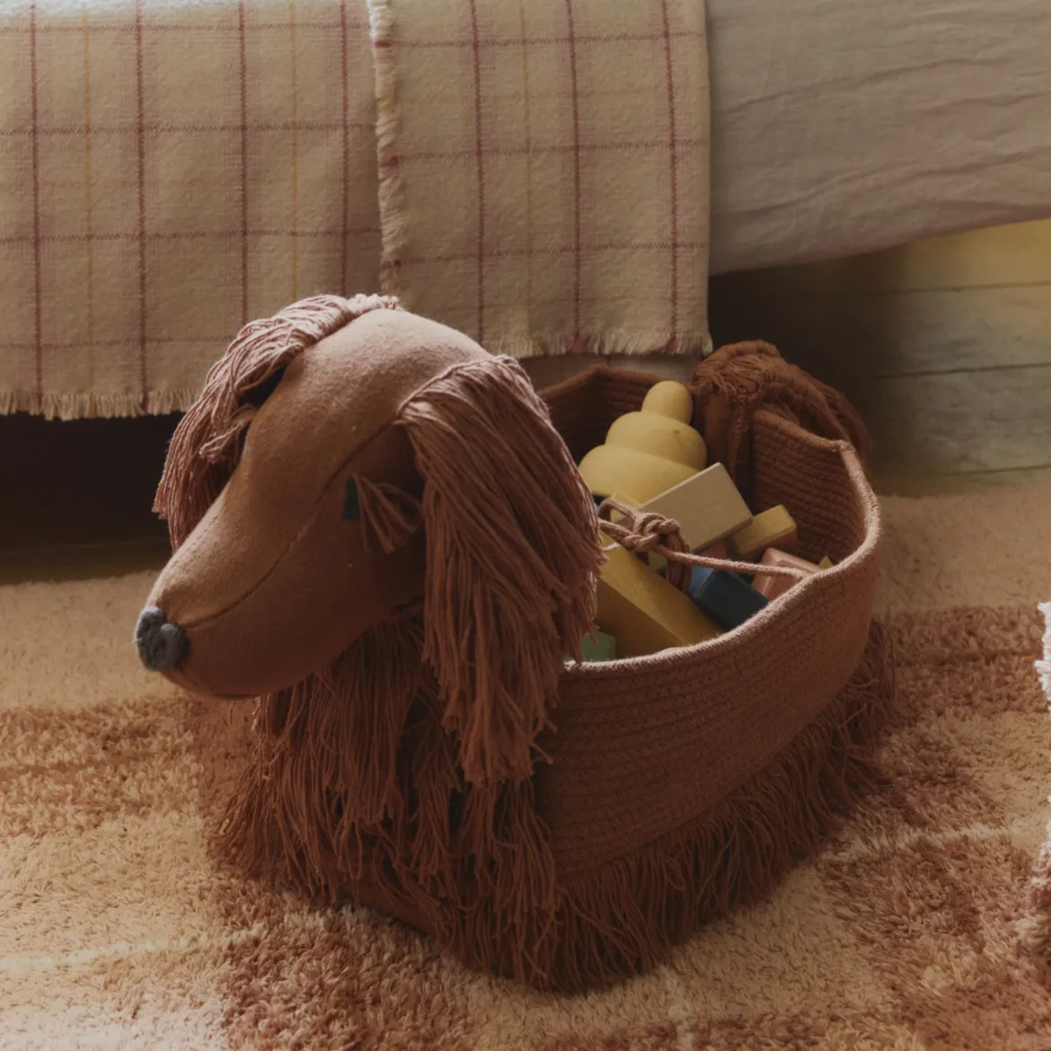 Poppy Dog Basket