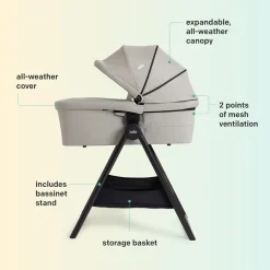 Poppy Whirl And Carry Cot