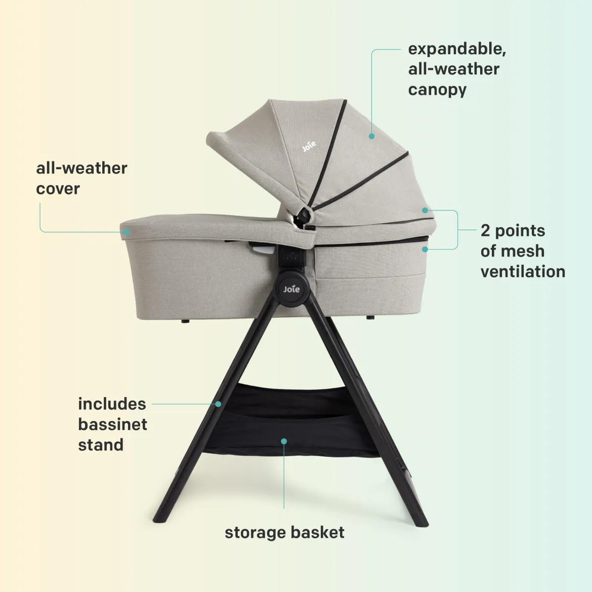 Poppy Whirl And Carry Cot