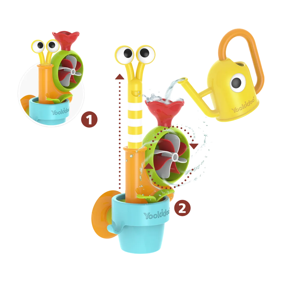 Pop-Up Water Snail Bath Toy