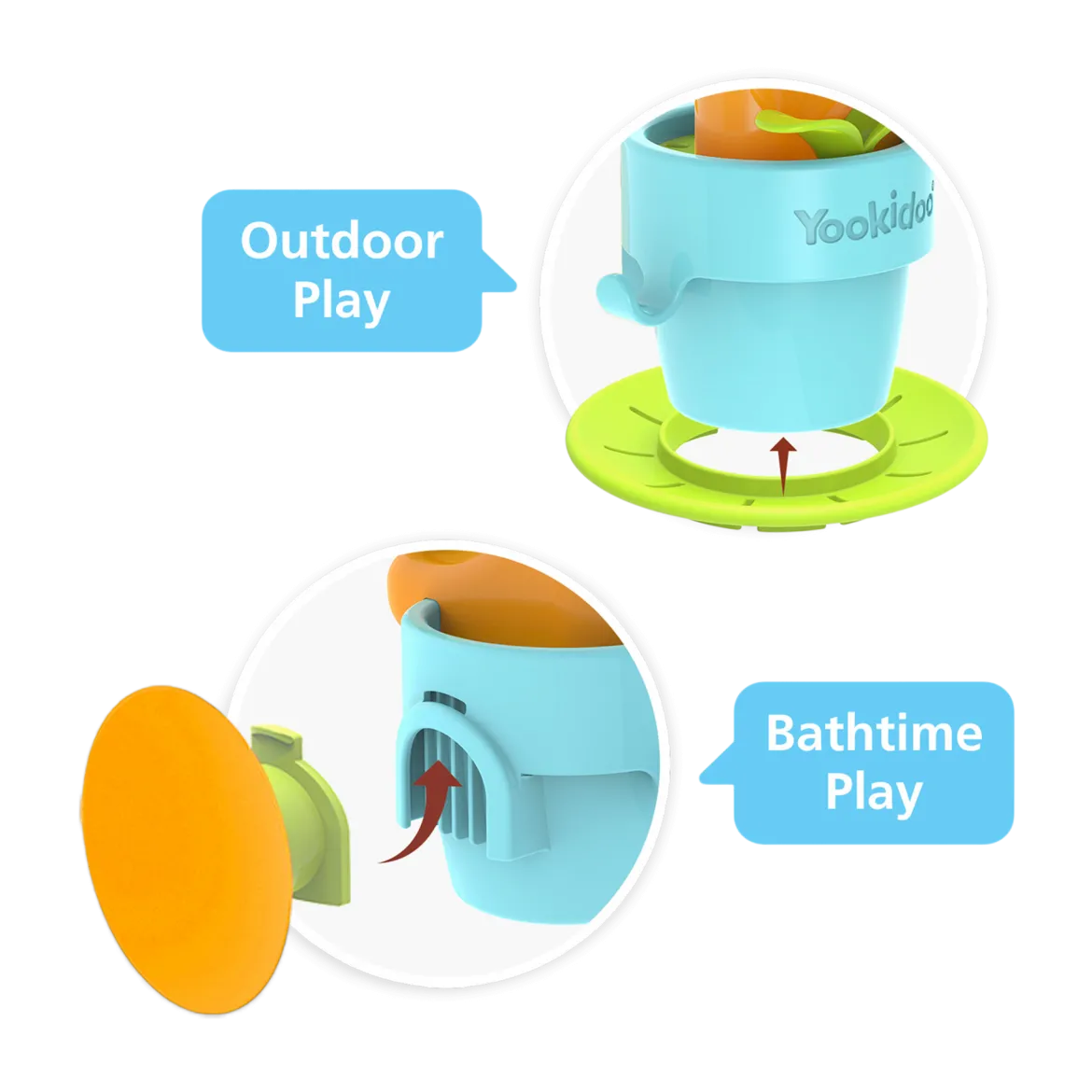 Pop-Up Water Snail Bath Toy
