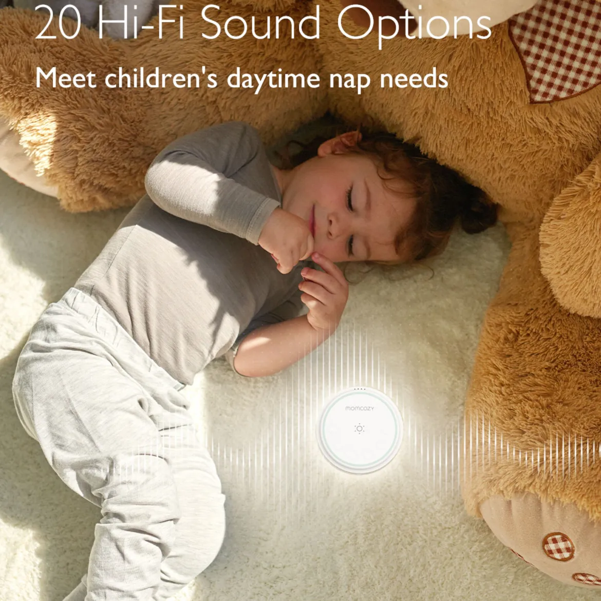 Portable White Noise Machine with 20 Soothing Sounds