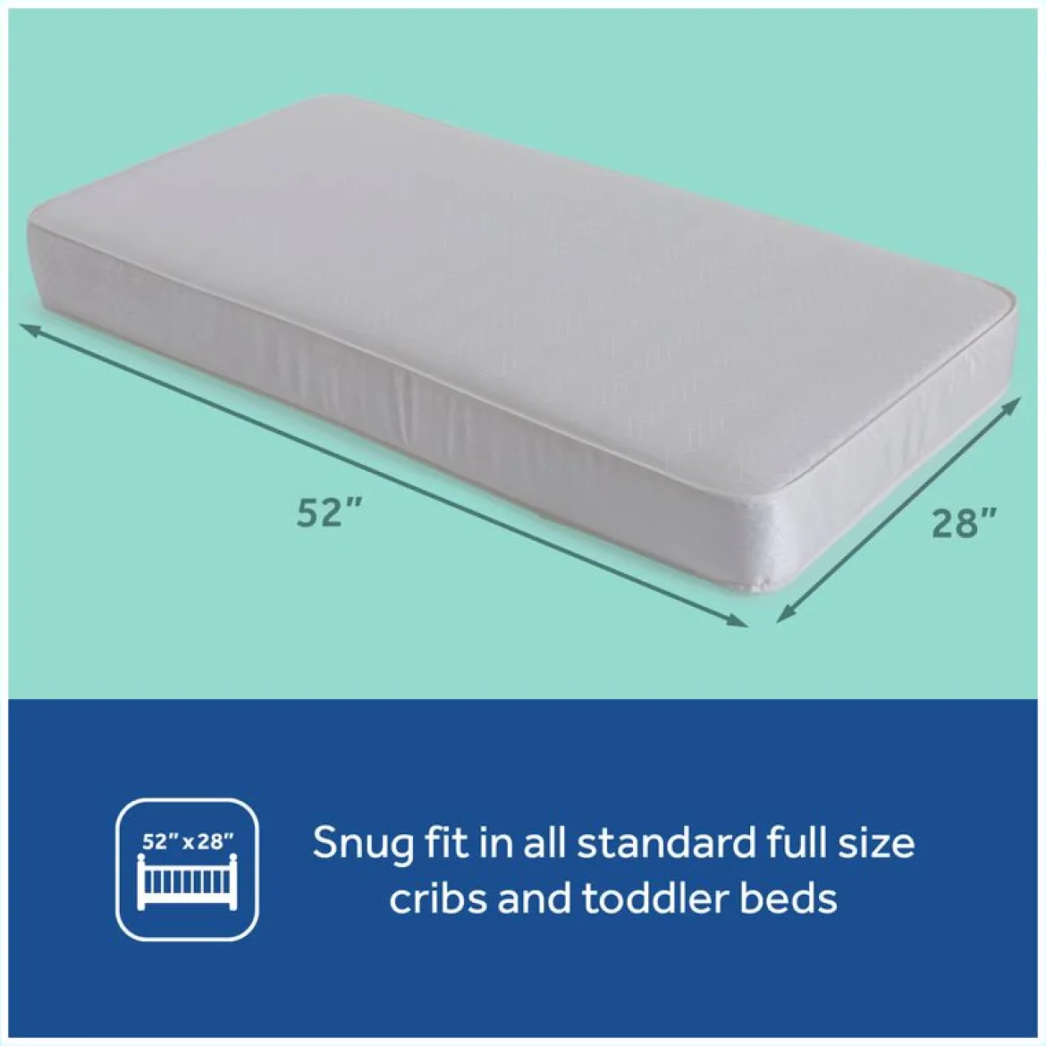 Posturepedic Grace 2-Stage Crib Mattress
