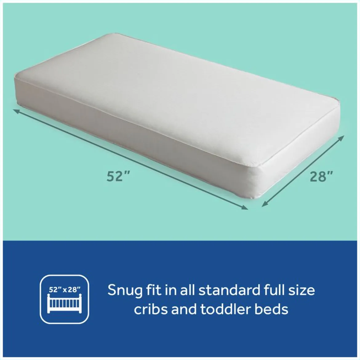 Posture Perfect 2- Stage Crib And Toddler Mattress