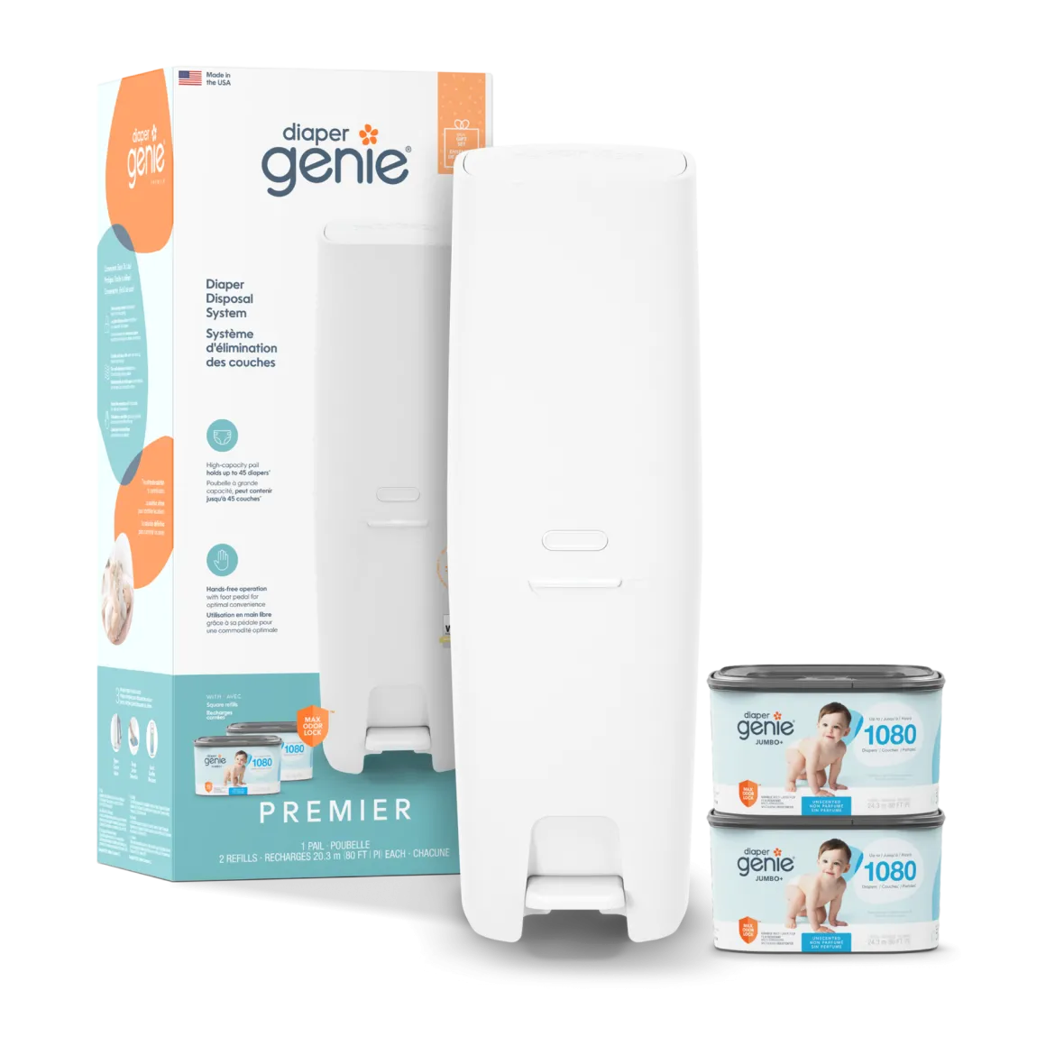 Premier Diaper Pail Gift Set