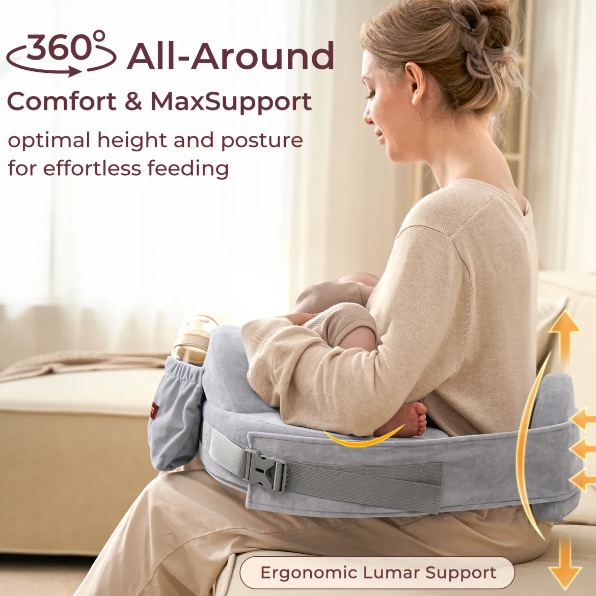 Premium Adjustable Nursing Pillow