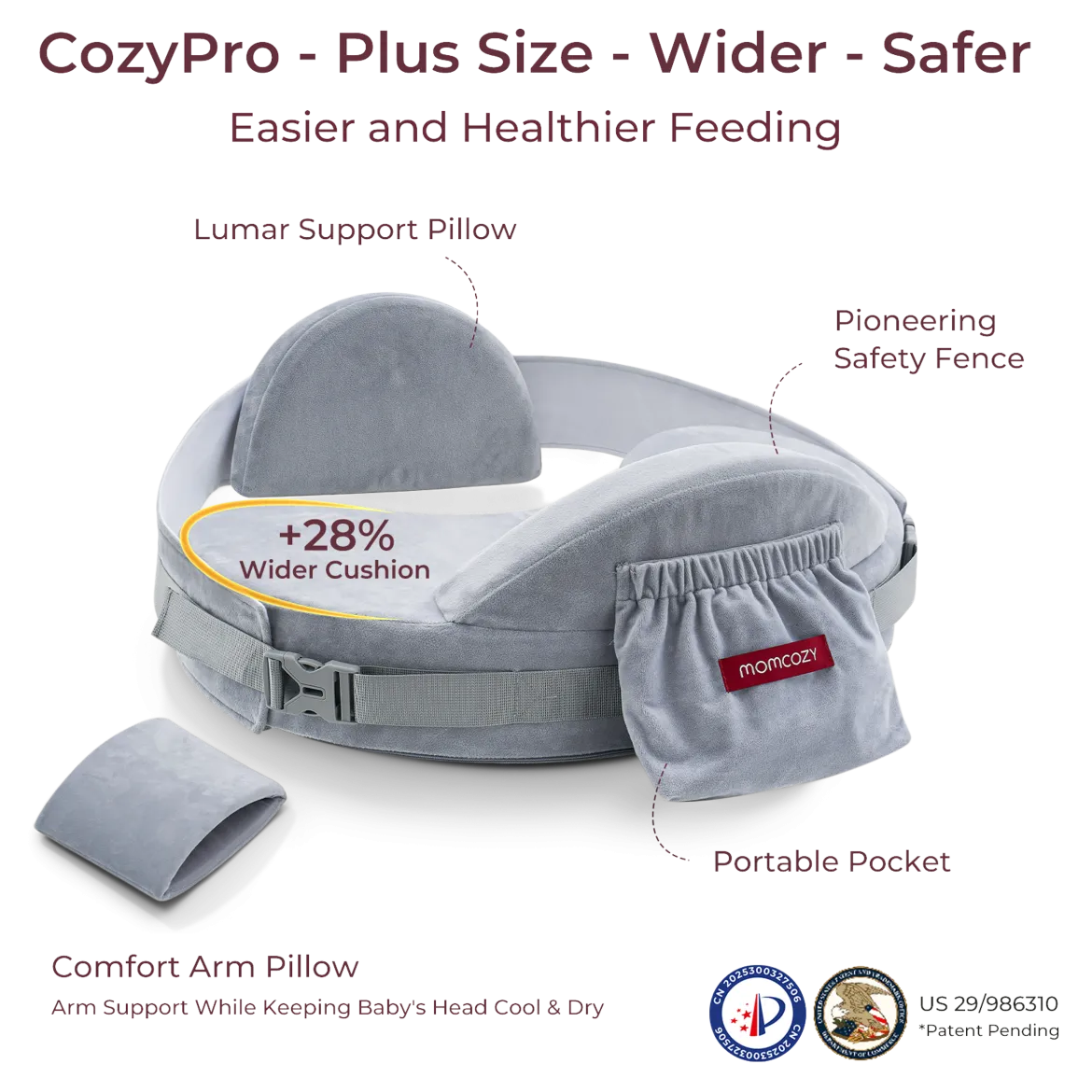 Premium Adjustable Nursing Pillow