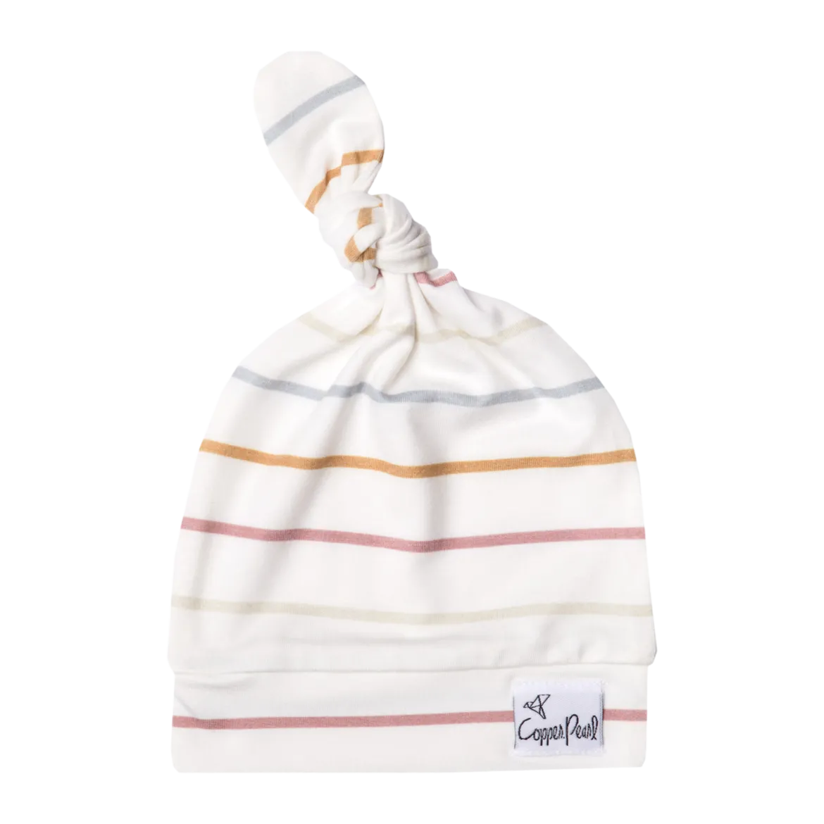 Printed Top Knot Hat