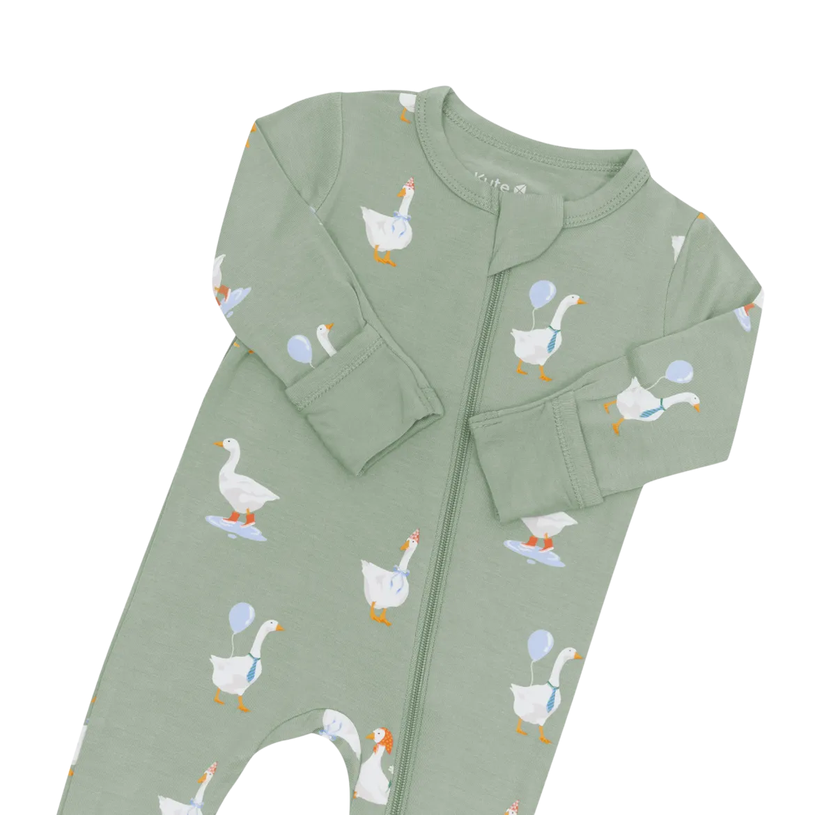 Printed Zipper Footie