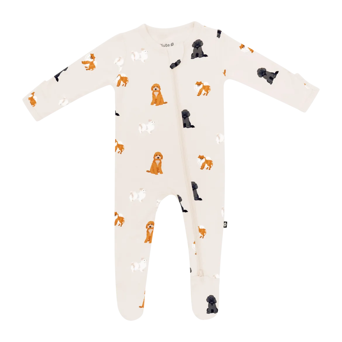 Printed Zipper Footie