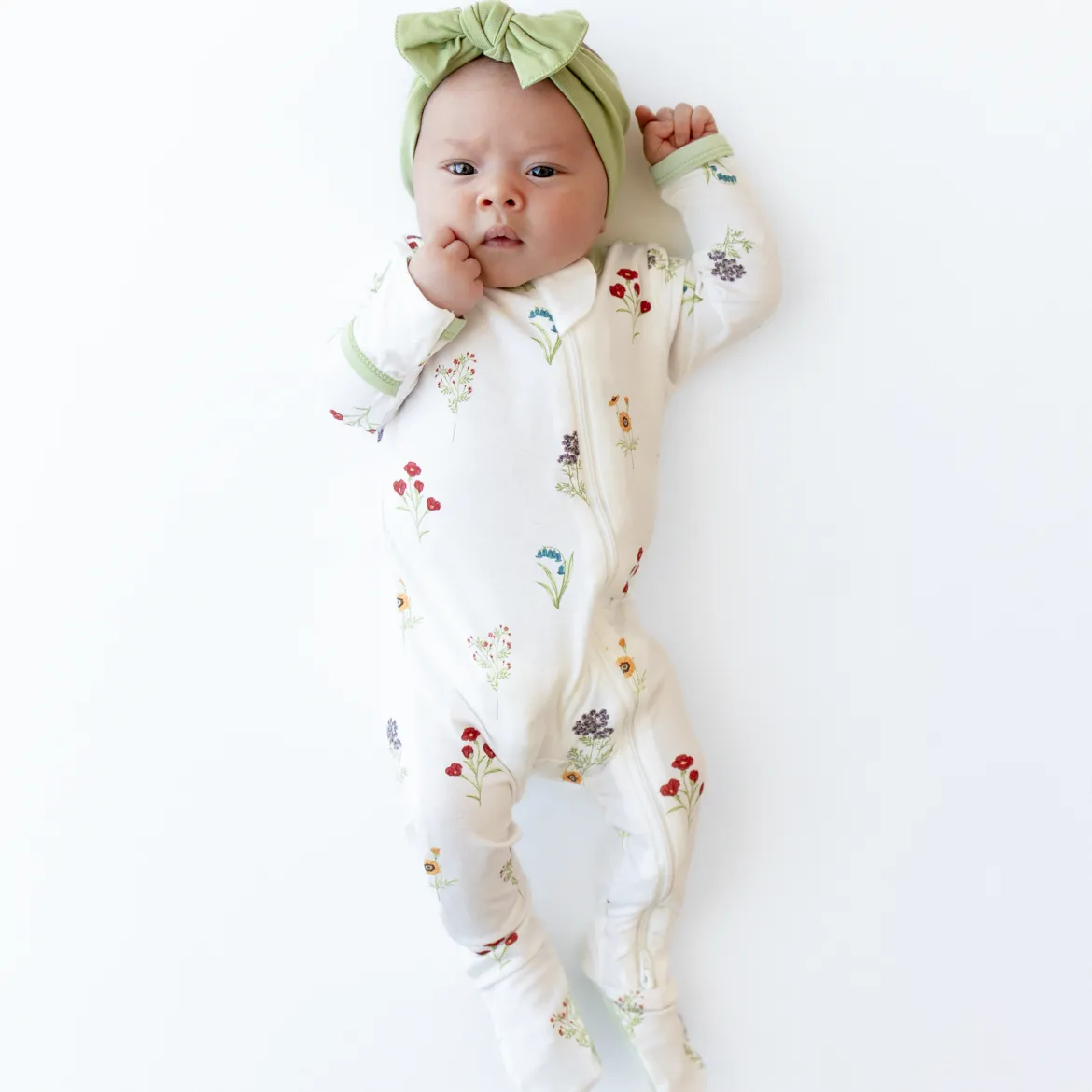 Printed Zipper Footie