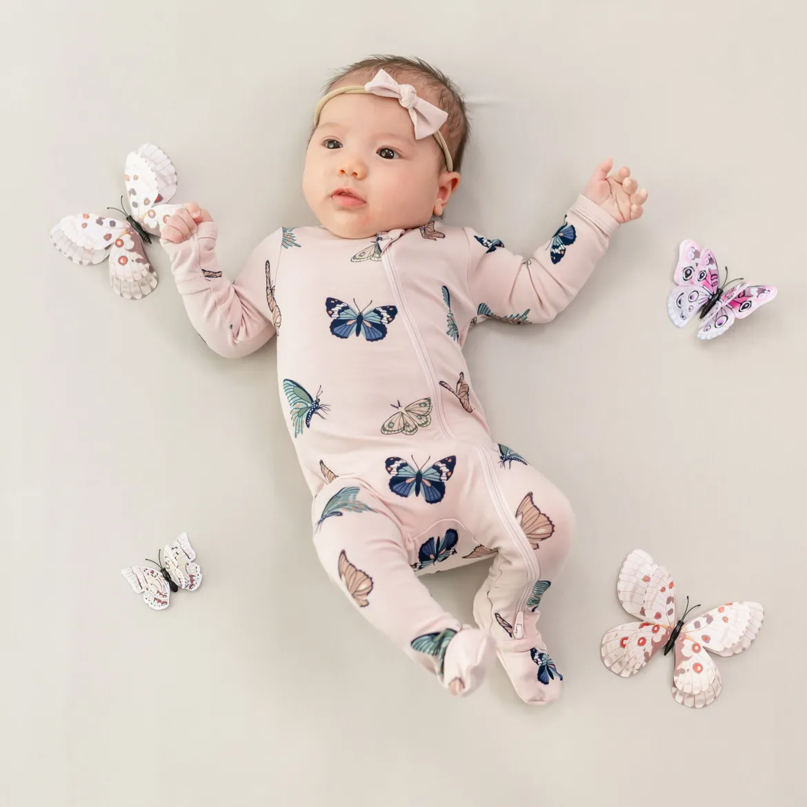 Printed Zipper Footie