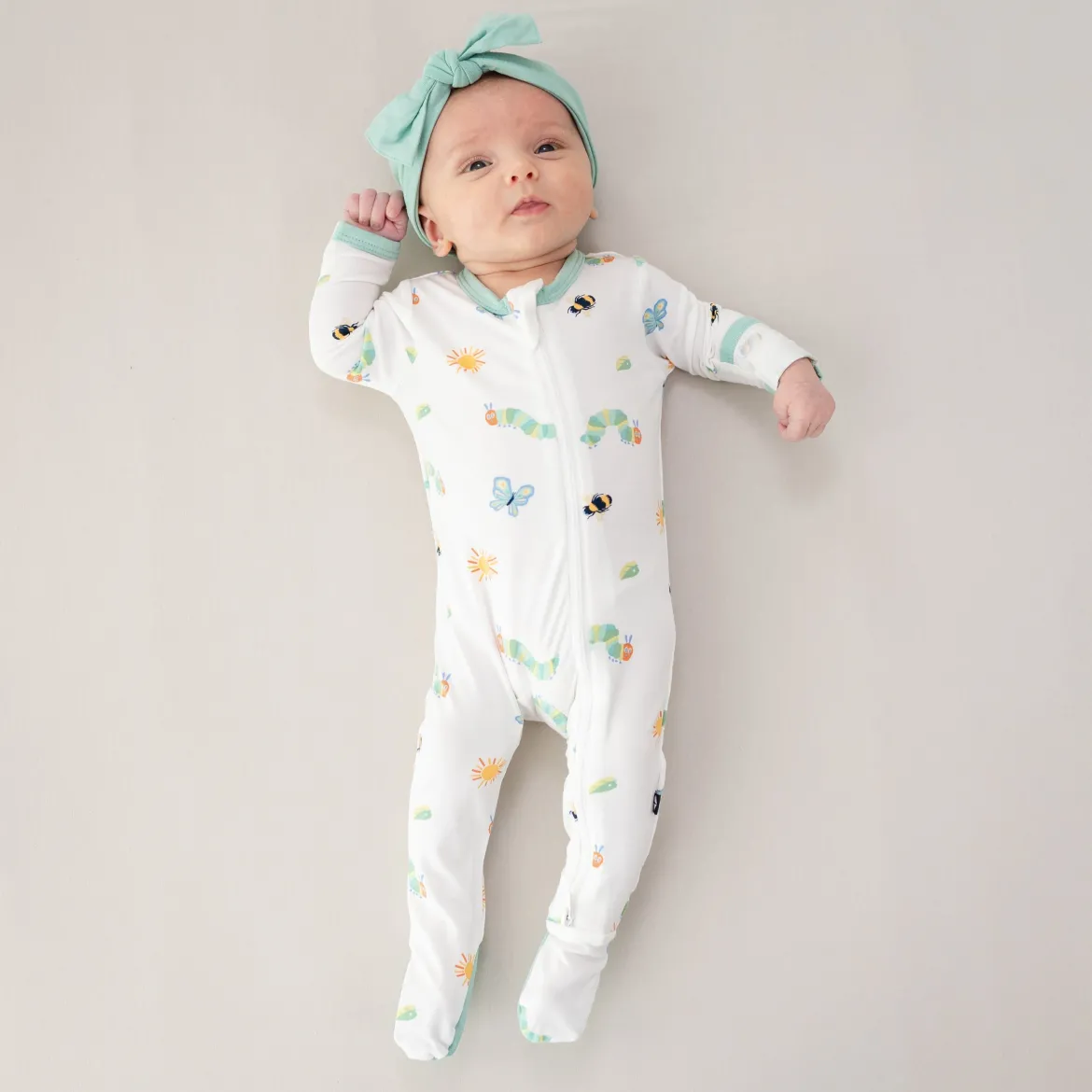 Printed Zipper Footie