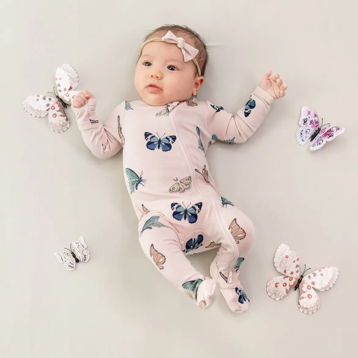 Printed Zipper Footie