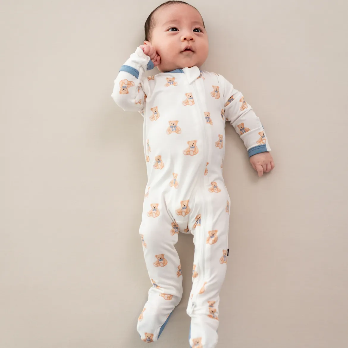 Printed Zipper Footie