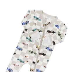 Printed Zipper Footie