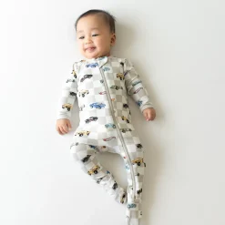 Printed Zipper Footie