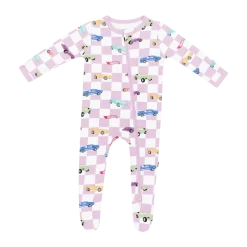 Printed Zipper Footie