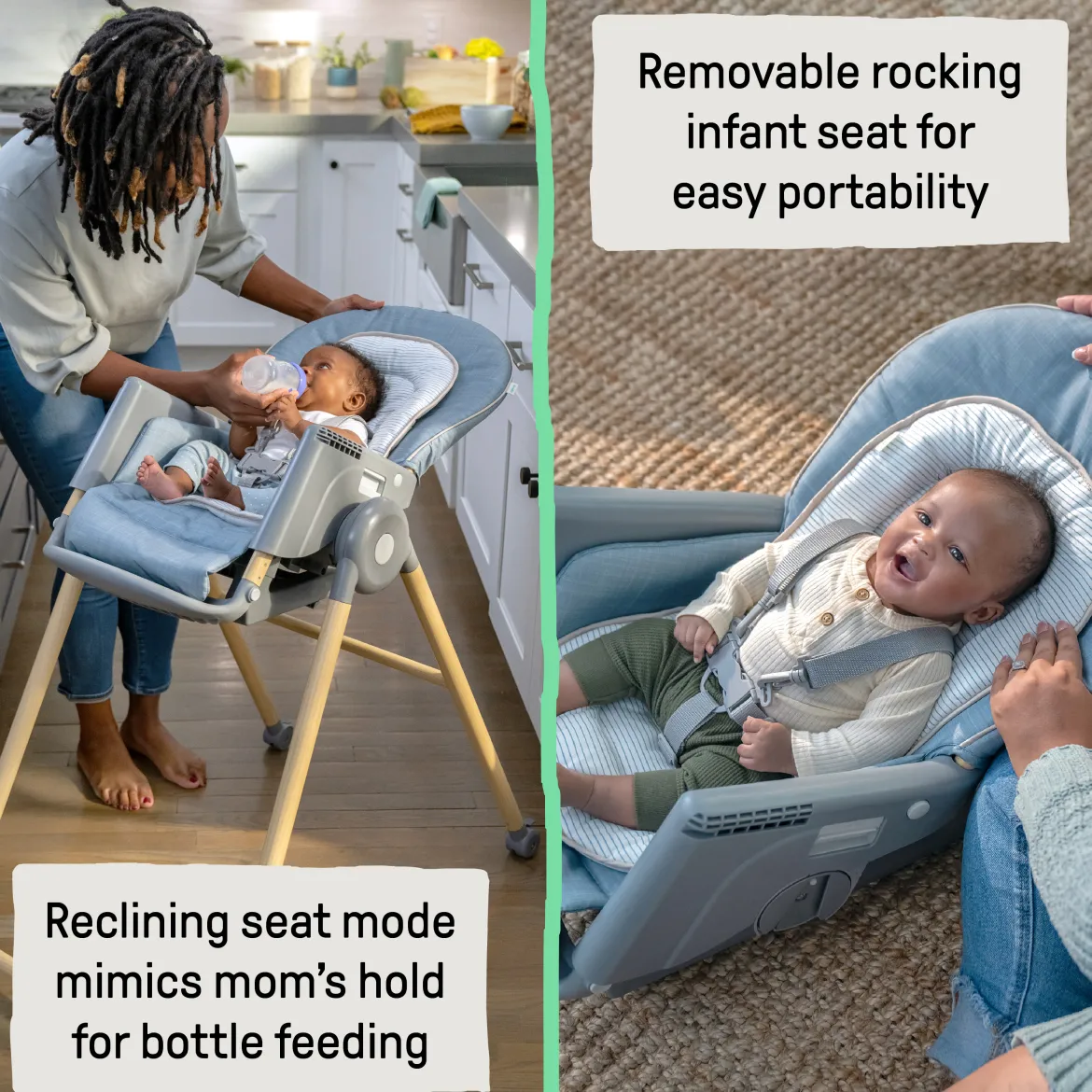Proper Positioner 7-in-1 Deluxe Baby to Toddler High Chair