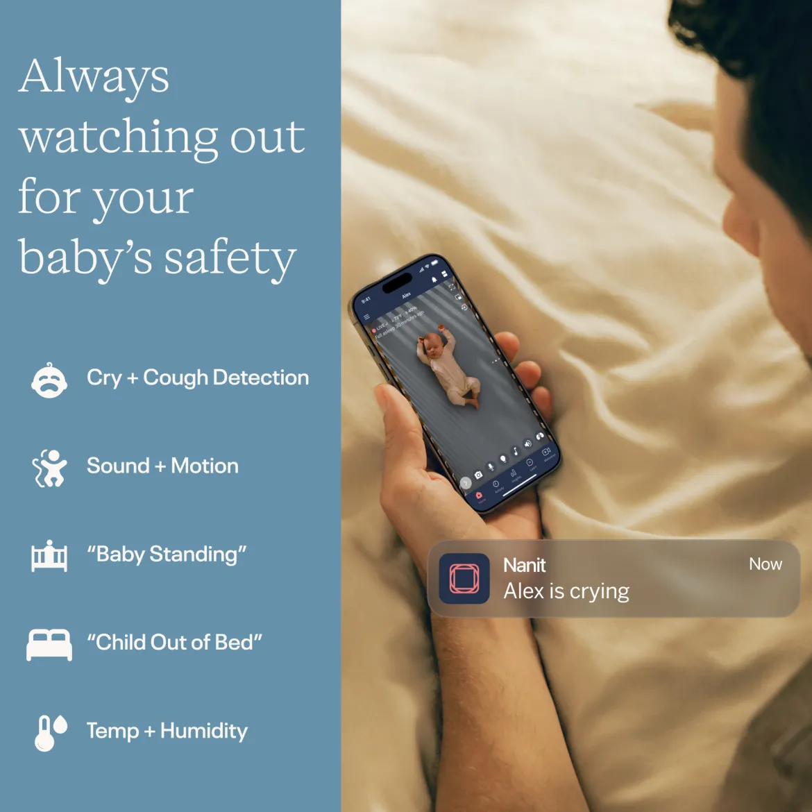 Pro Smart Baby Monitor and Floor Stand