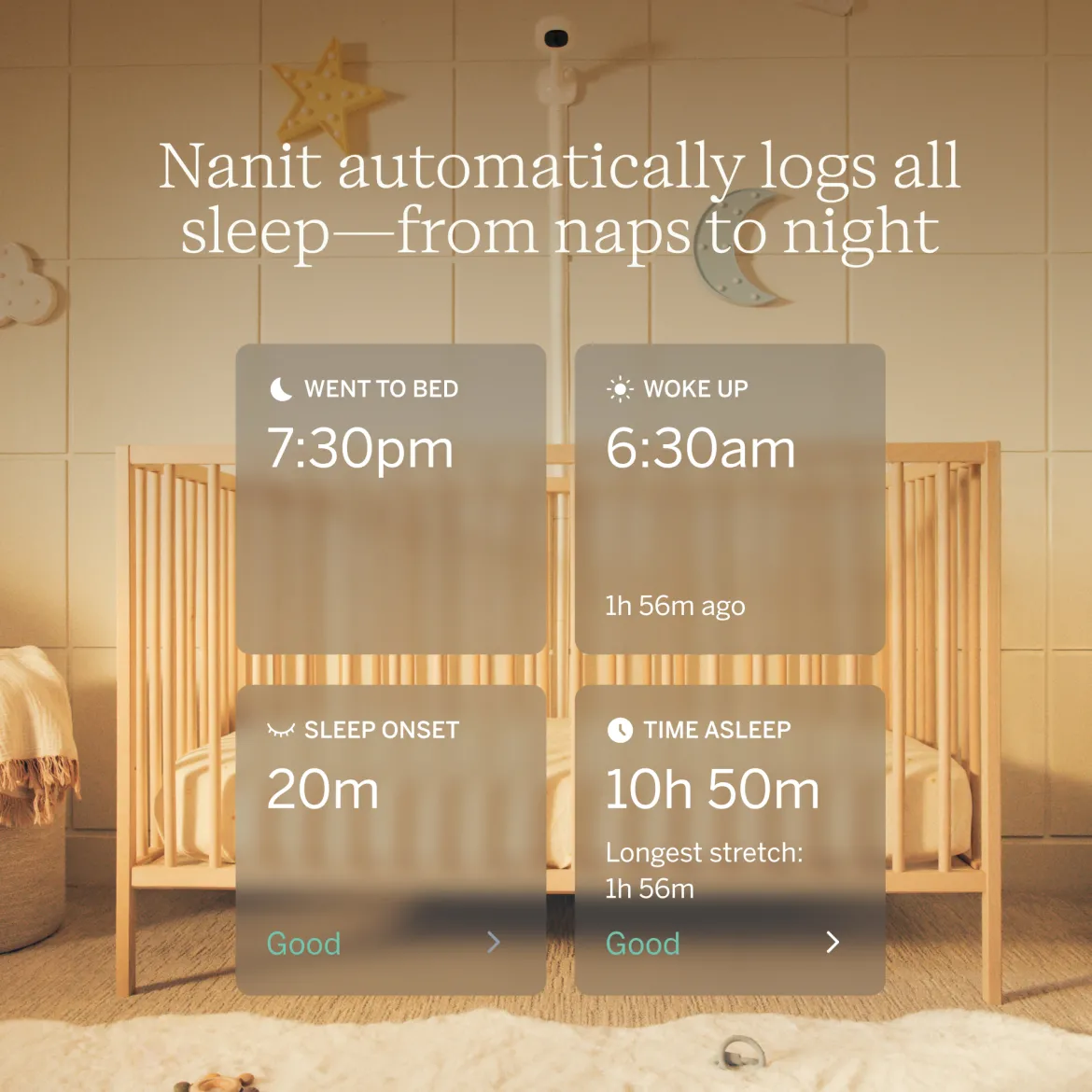 Pro Smart Baby Monitor and Floor Stand
