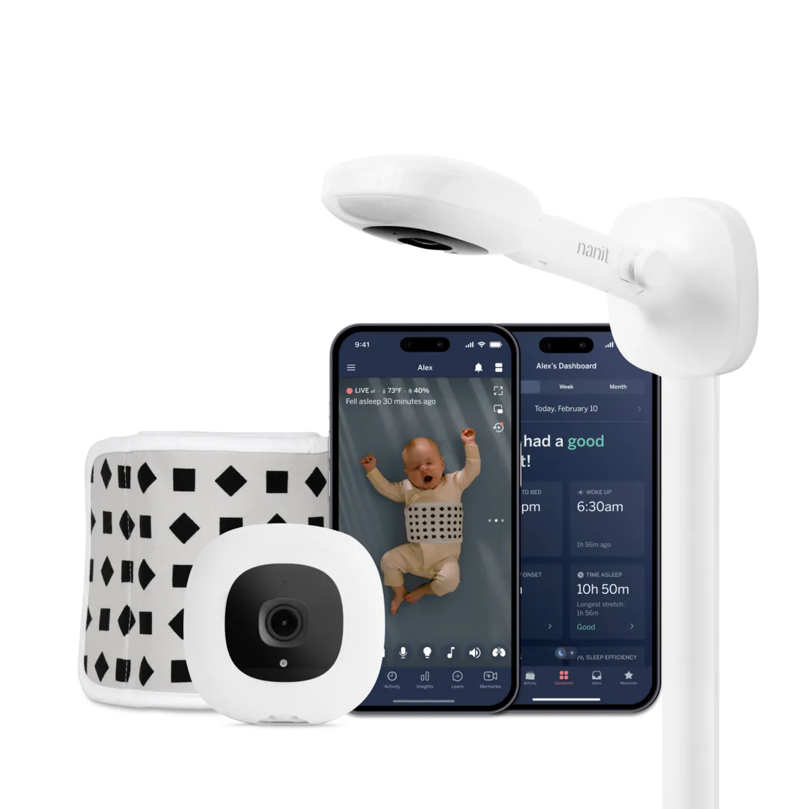 Pro Smart Baby Monitor and Wall Mount