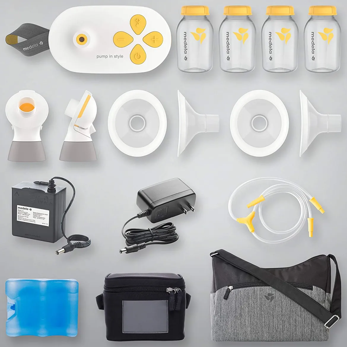 Pump in Style with Max Flow Breast Pump Set with Tote Bag & Accessories