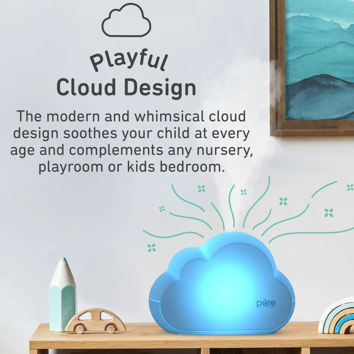 PureBaby Cloud Ultrasonic Cool Mist Humidifier