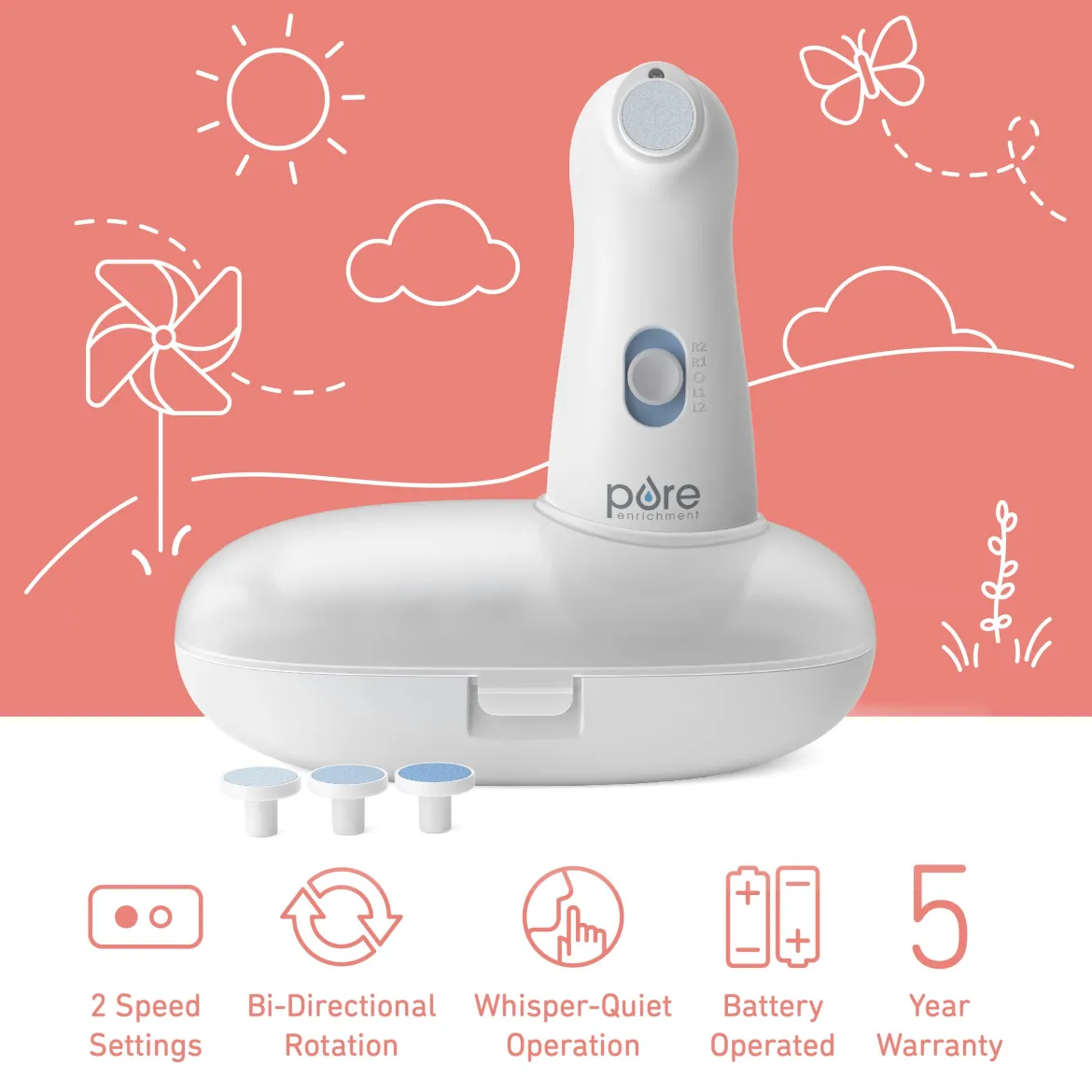 PureBaby Electric Nail Trimmer