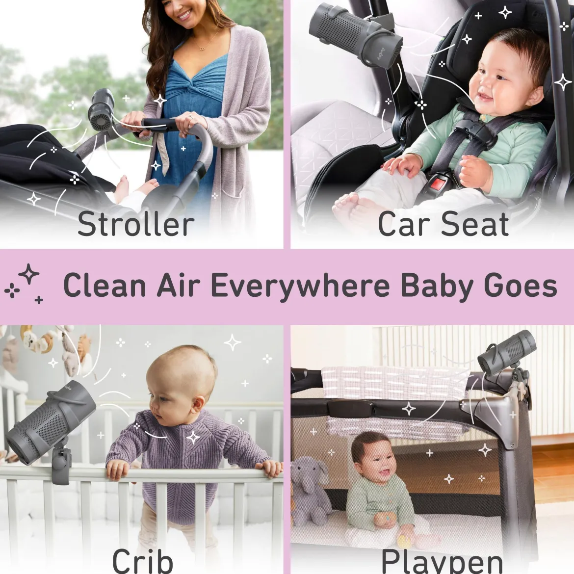 PureBaby On-the-Go Air Purifier
