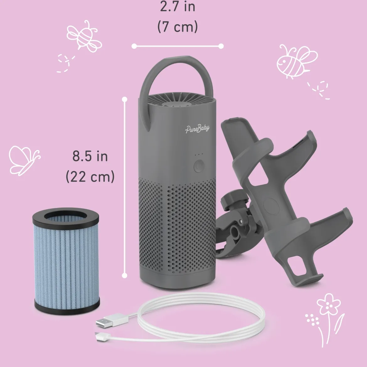 PureBaby On-the-Go Air Purifier