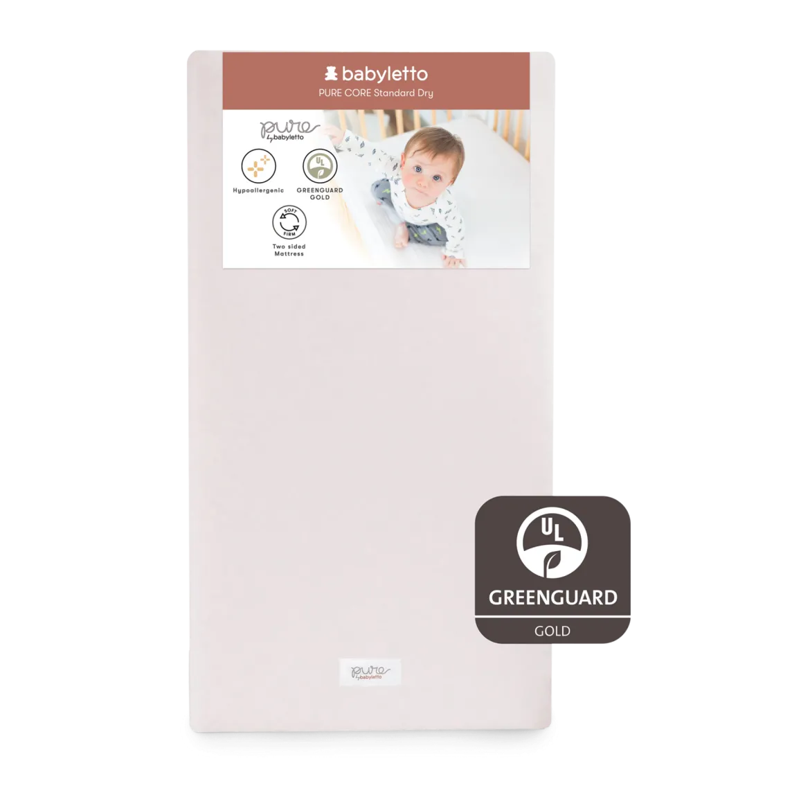 Pure Core Crib Mattress With Dry Waterproof Cover