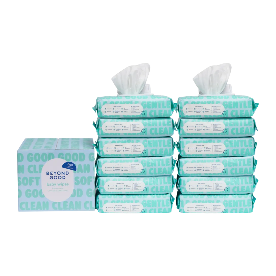 99% Purified Water Baby Wipes