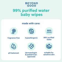 99% Purified Water Baby Wipes
