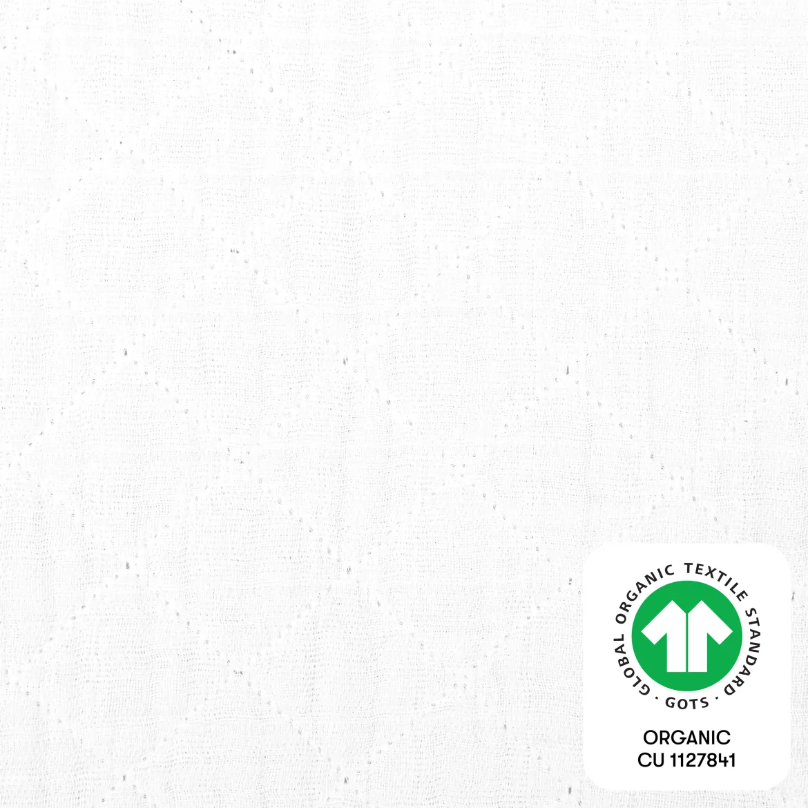 Quilted Changing Pad Cover in GOTS Certified Organic Muslin Cotton