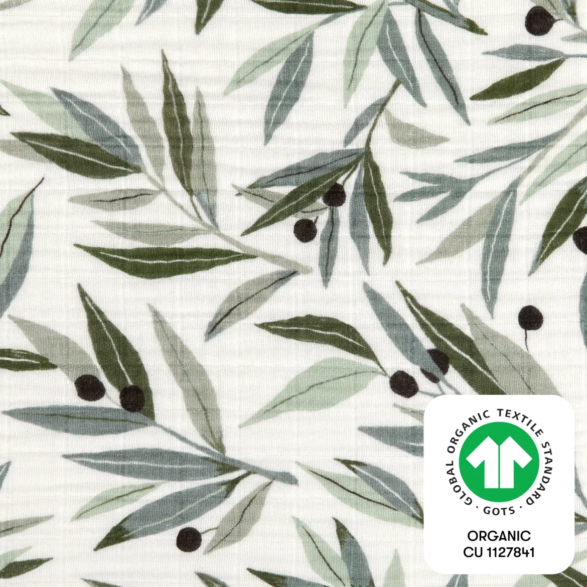 Quilted Changing Pad Cover in GOTS Certified Organic Muslin Cotton
