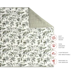Quilt in 3-Layer GOTS Certified Organic Muslin Cotton